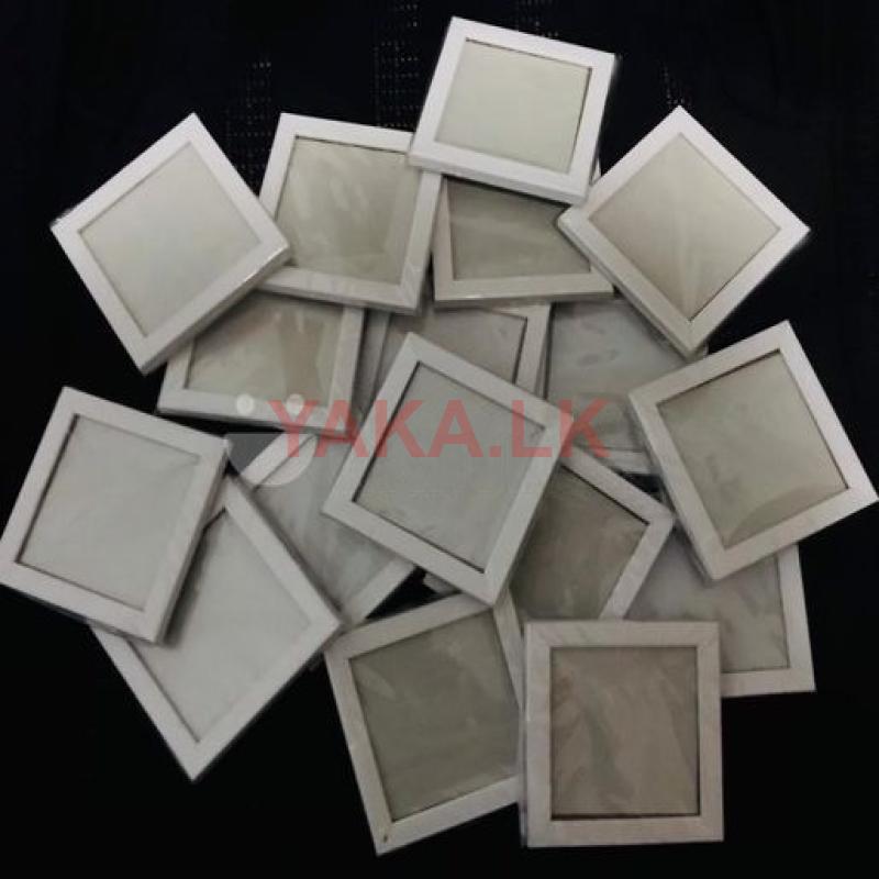 අඟල් 4*4 White Photo Frames