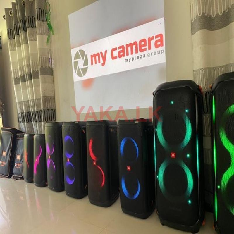 Jbl Partybox Speakers with Wireless Mic for Rent