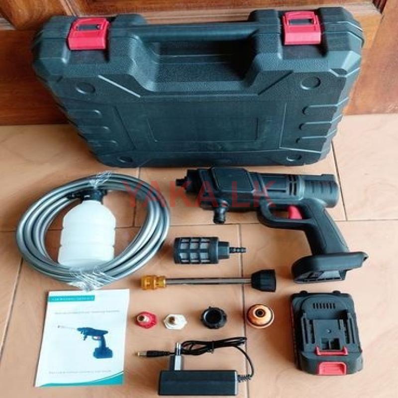 Wash Gun Portable Rechargeable Cordless High Pressure 145 Psi