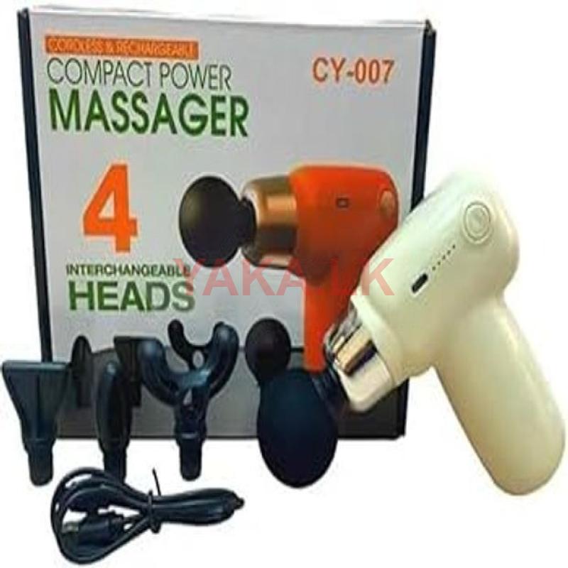 Body massager gun Rechargeable portable Professional - 4 Heads new