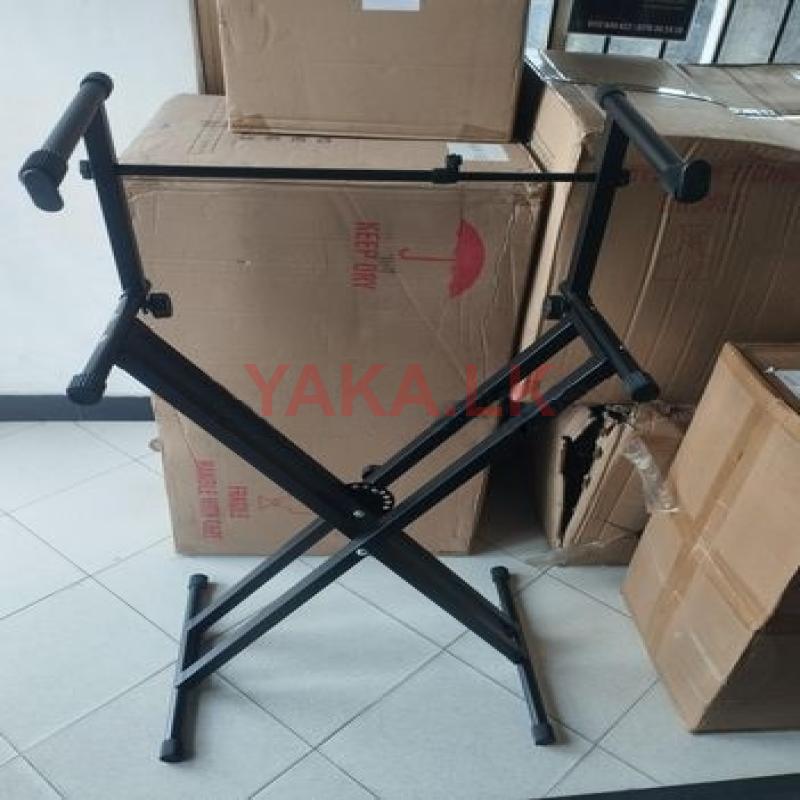 Double keyboard stand.