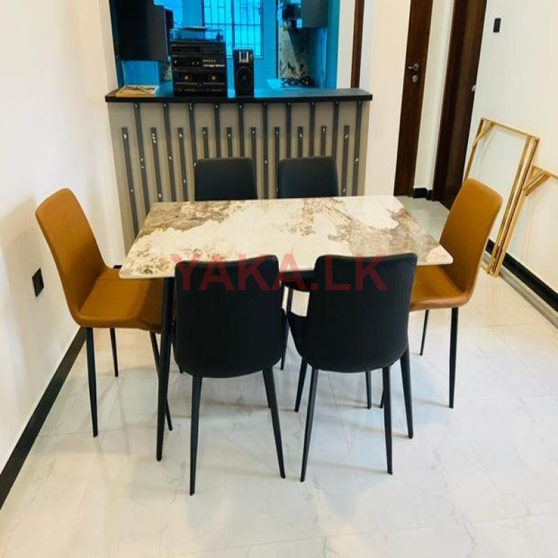 Granite Dining Table with Chairs