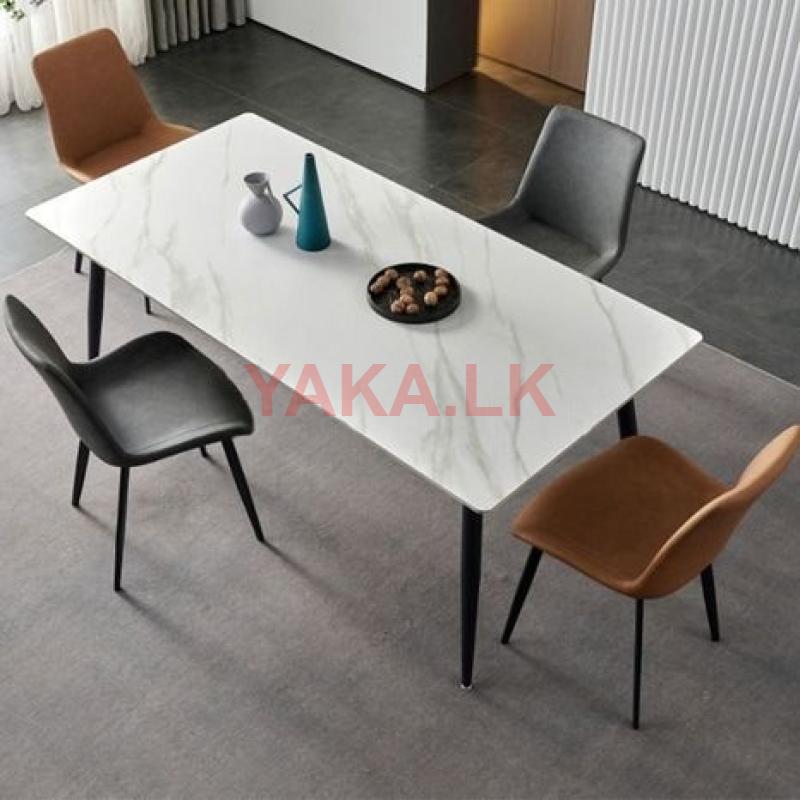 Granite Dining Table with Chairs