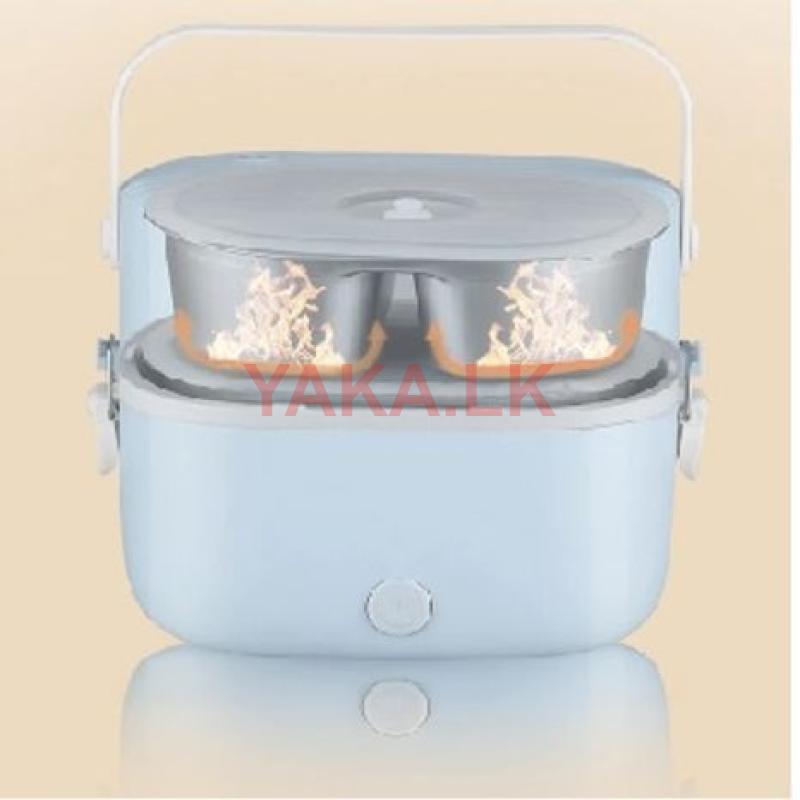 Double Layer Heating Electric Lunch Box - High Quality