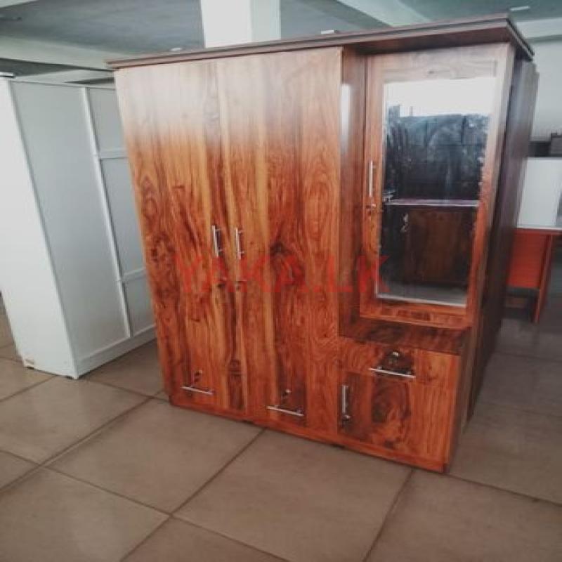 3 door melamine wardrobe (K-23)