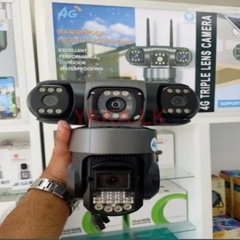 Wireless CCTV Triple Lens