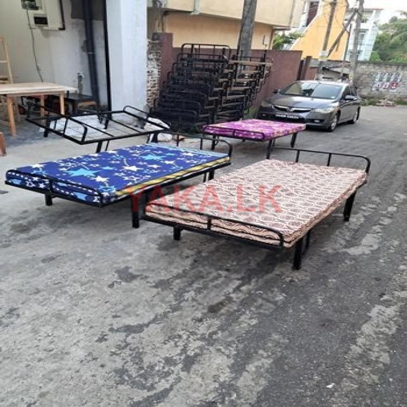 Steel Bed with Foam Mattress
