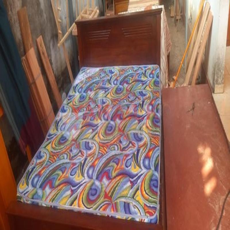 Heavy Teak Box Bed 6ft/5ft