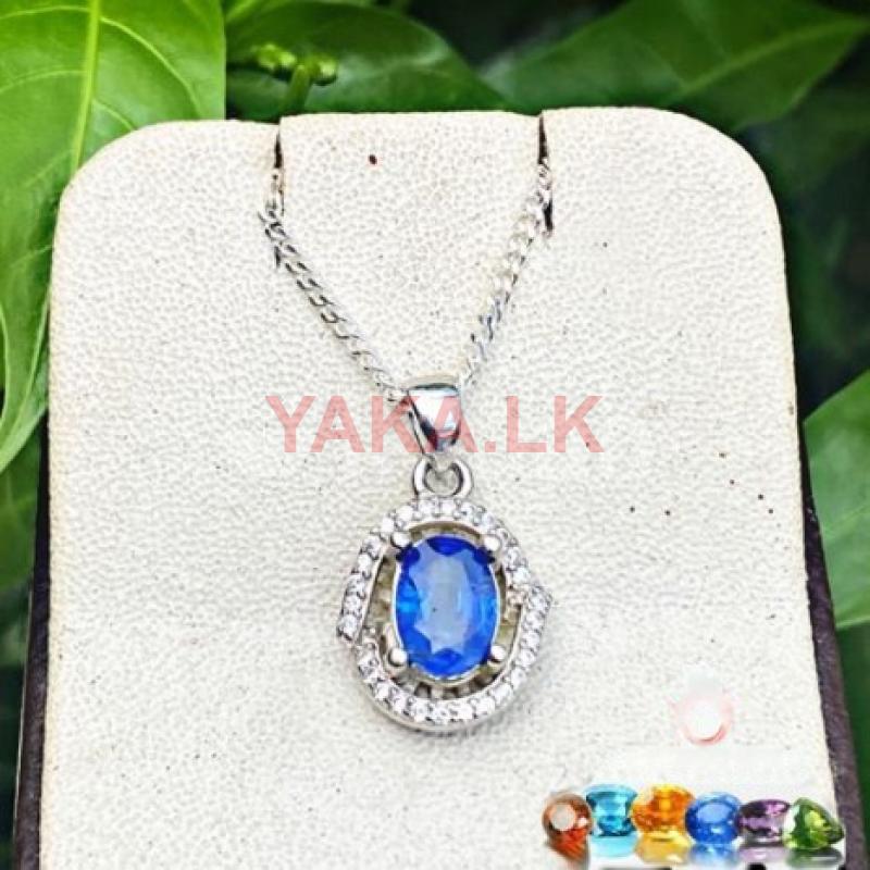 Blue Sapphire Gem Stone Pendant