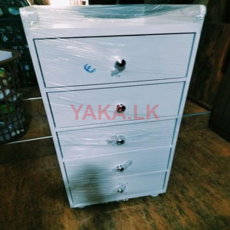 WHITE 5 PCS DRAWER SET (F-18)
