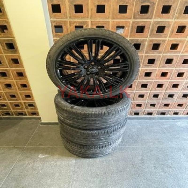 Genuine Range Rover Vogue Sport 2020 22” Alloy Wheels with Tyres - BLACK
