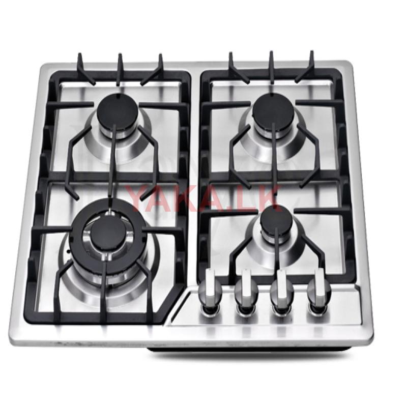 Krome 4 Burner Gas Cooker Steel(JY-S4002)
