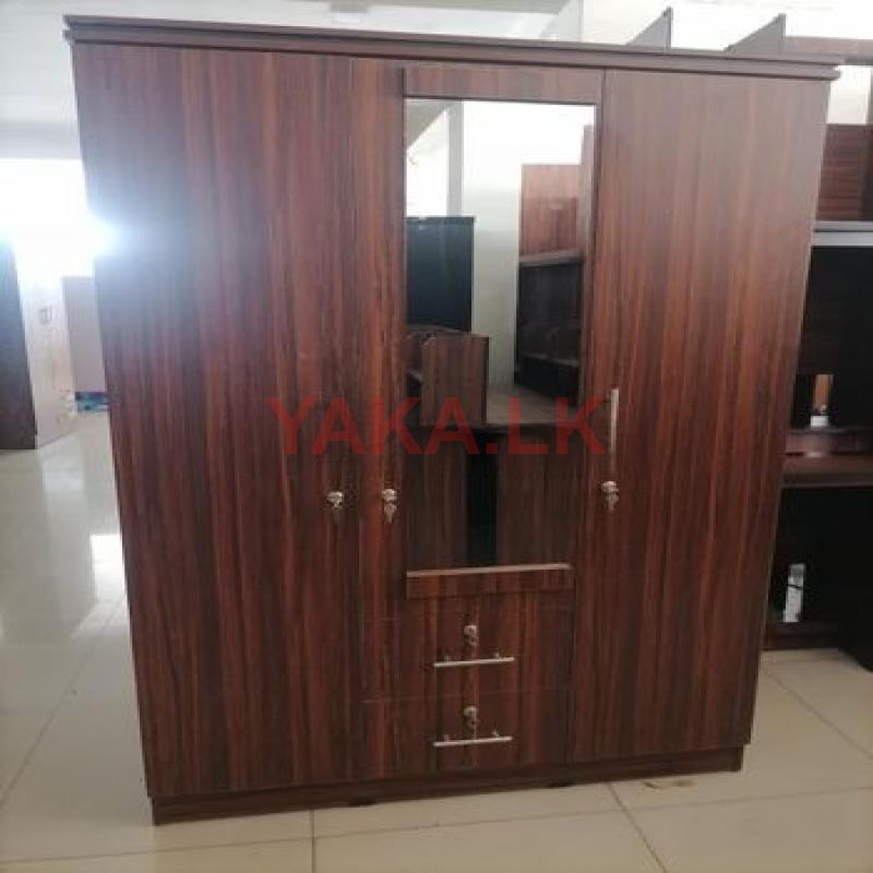 New Melamine 3 Door Cupboard 6*4 Wardrobe Large