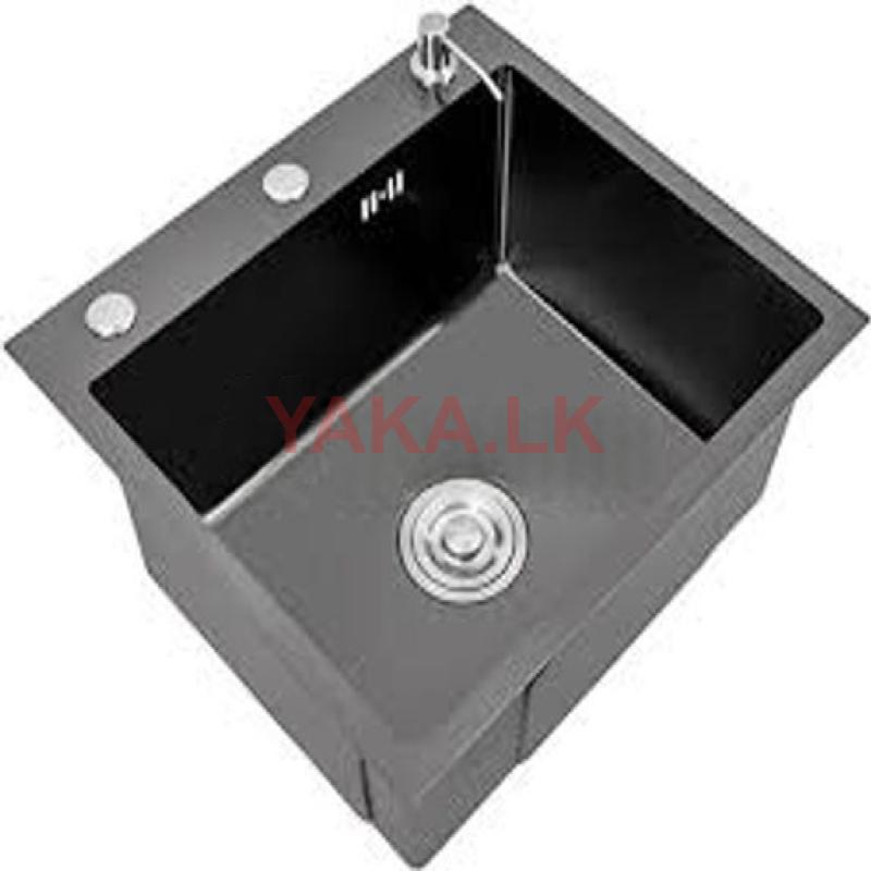 Euro Kitchen Sink Stainless Steel 50*45 (Black)