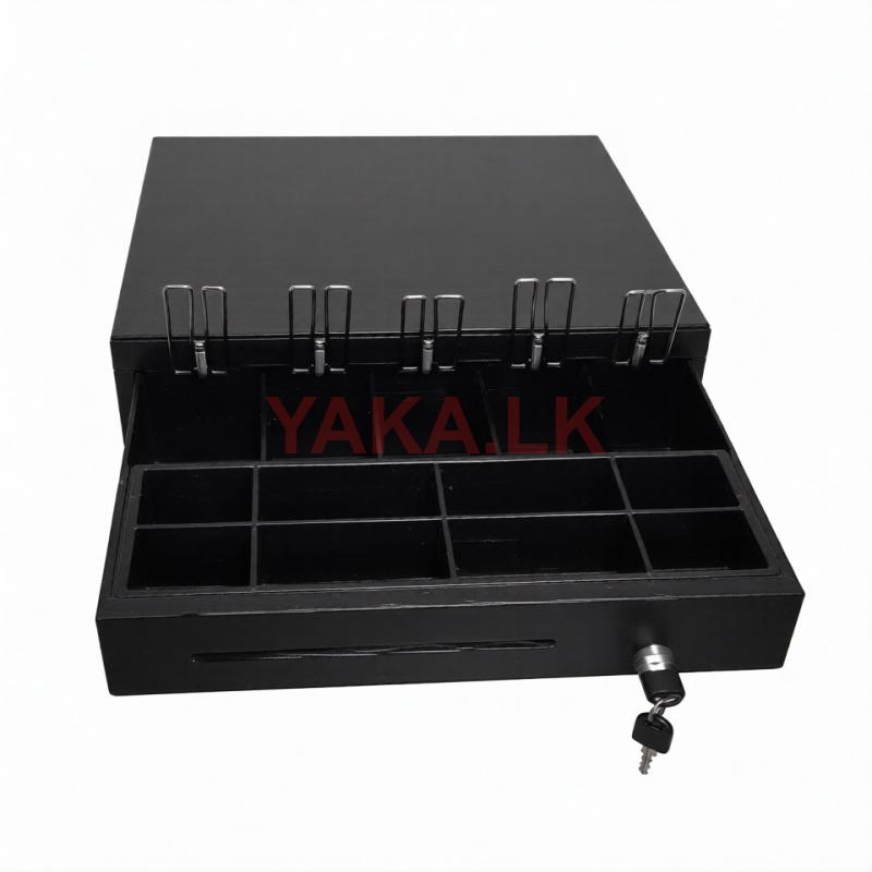 POS Cash Drawer 5 Bill 8 Coins RJ 11 (Black Color)