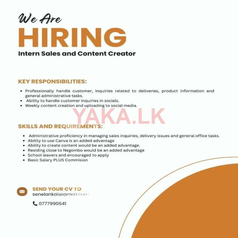 Furniture Showroom Sales Executive