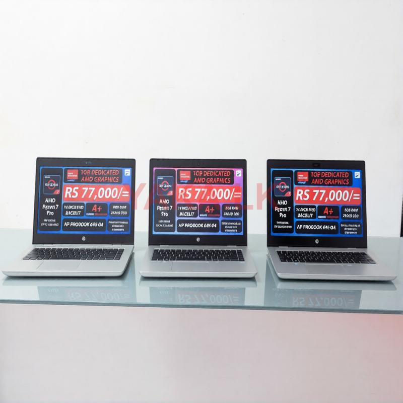 HP ProBook 645 G4 AMD Ryzen 7 -PRO 2700U- 8GB DDR4 RAM- 256GB NVMe