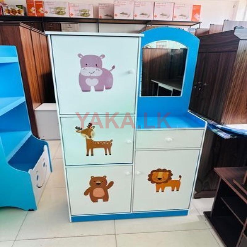 MODERN UNIQUE BABY CUPBOARDS WITH SIDE MIRROR