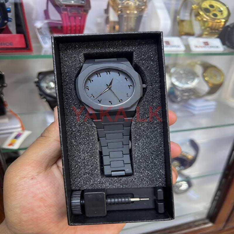 Arabic Aura Matte Black Watch