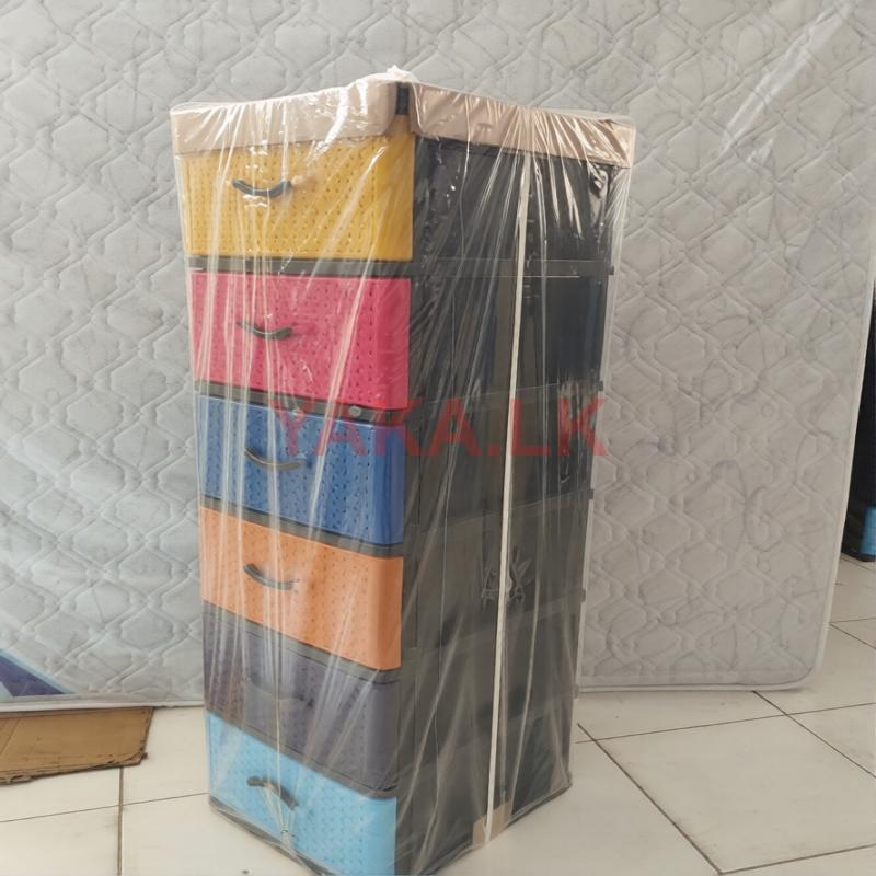 UNIKIDS 6 Drawer Plastic Cupboard