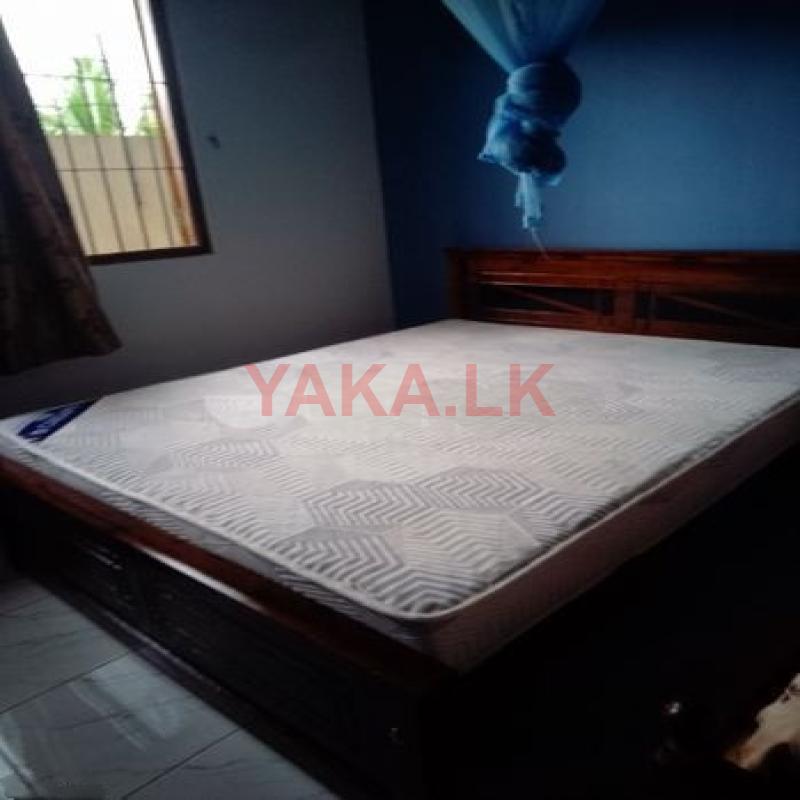 Double Size Tekka Bed with Spring Metress