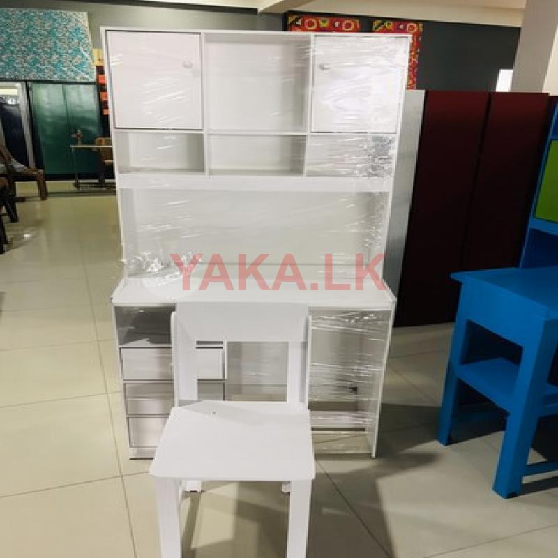 Modern Full White Large Kids Desk Chair
